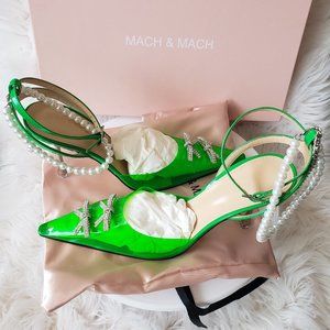 **SOLD** Mach & Mach Matilda Mini Bow Crystal Embellished